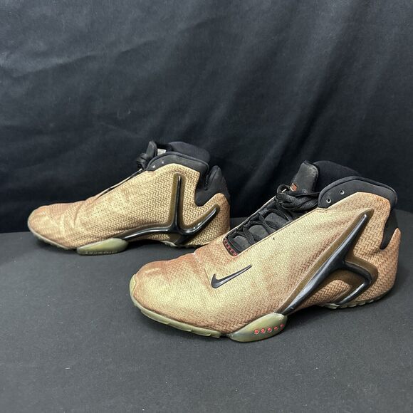 Nike Zoom HyperFlight Premium Gold Lion Basketball Shoes 587561-900 Sz 9 - Picture 4 of 11